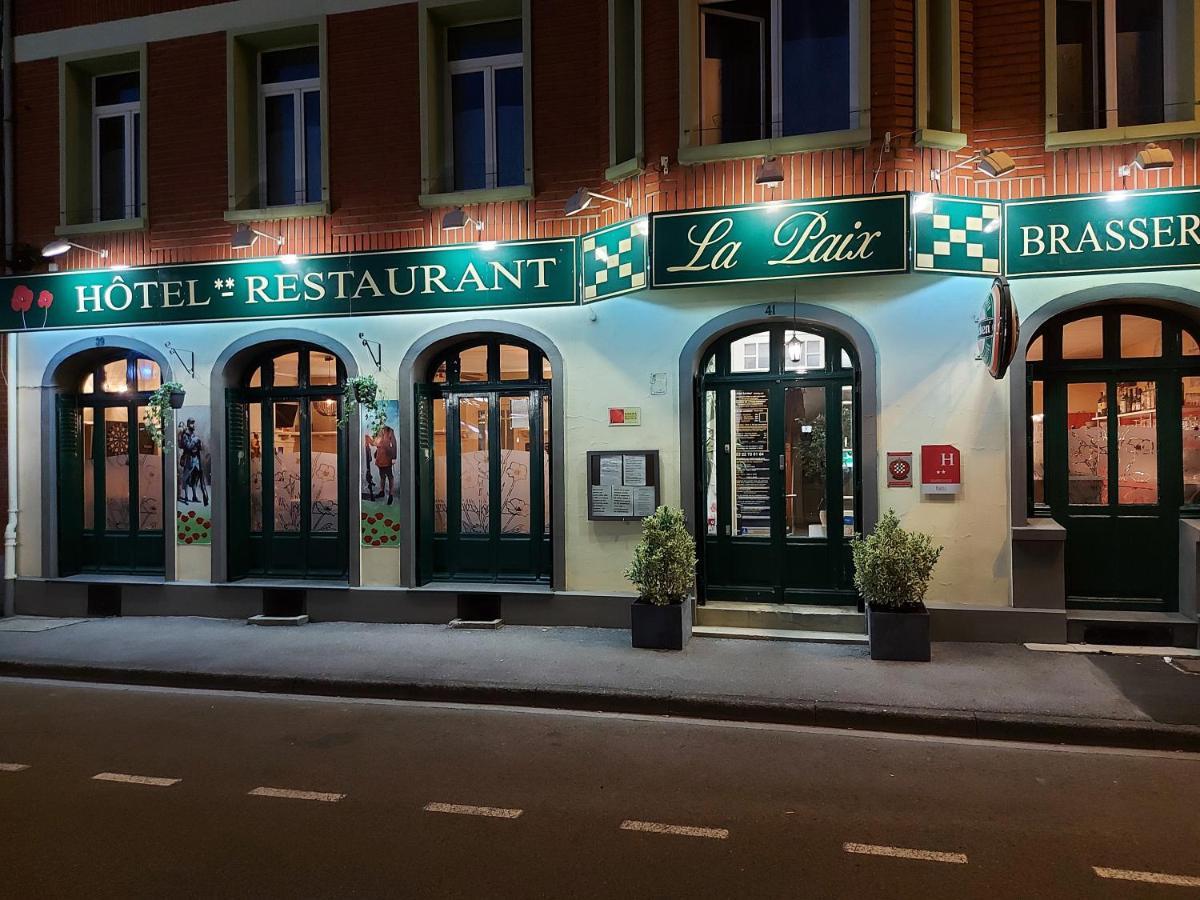 Hotel De La Paix Albert Exteriör bild